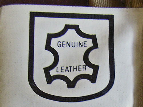 genuine leather symbol