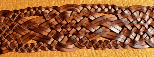 Braid leather sale