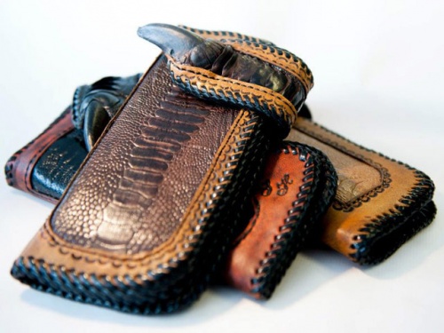 Multiple wallet Ostrich Leather - Les Extraordinaires - Exotics